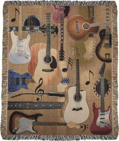 60 x 50 in. Without Music Tapestry Throw