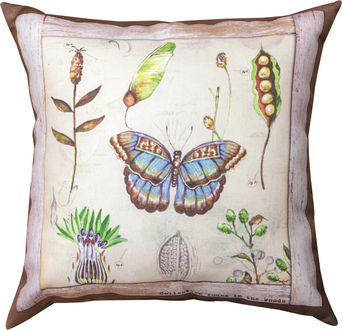 18 in. World of Wonders Butterfly Pillow