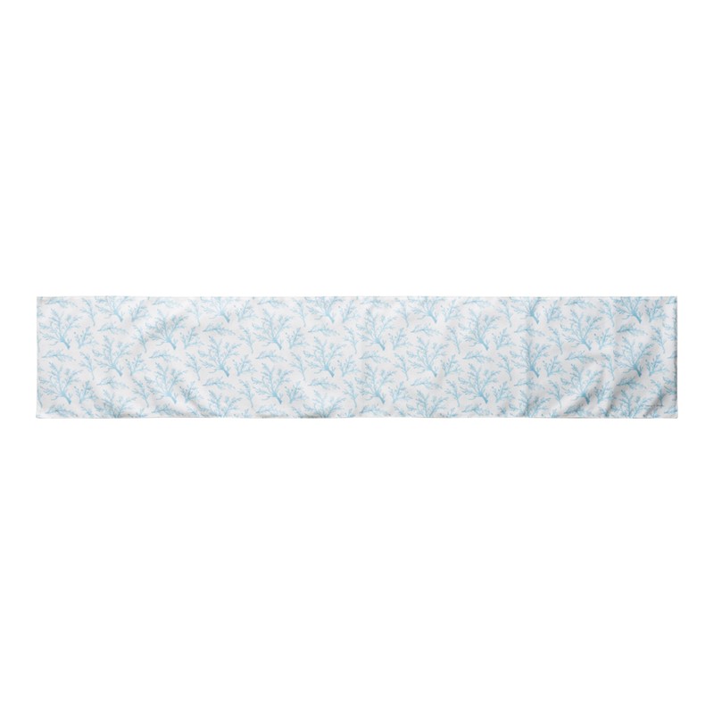 Picture of Manual Woodworkers & Weavers SBVB72 31 x 27 in. Beach Vibes Runner - Blue & White