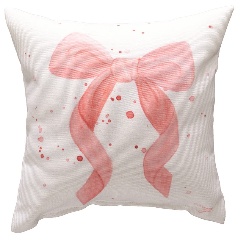 SDTCIT 9 x 9 in. The Chance is there Climaweave Pillow - White & Pink