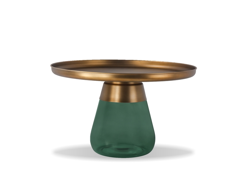 Mobital WCODUVEMBRASMOK Duverre Coffee Table, Brass