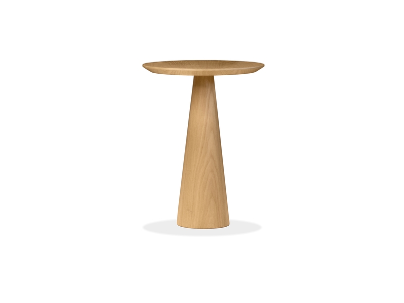 Mobital WENTOWEWOAKLARGE 18 x 24 in. Tall Tower End Table, White Oak