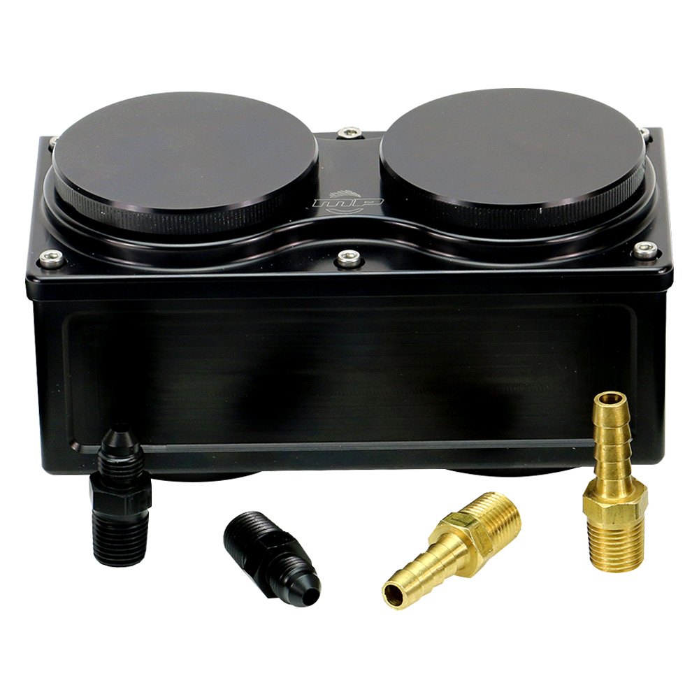 Billet Aluminum Remote Reservoir - Black Anodized