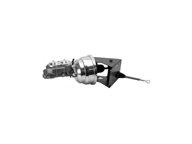 BM15483CH-1 Booster Conversion Kit with 8 in. Dual & 1 in. Bore for 1966-1977 Ford Bronco - Chrome