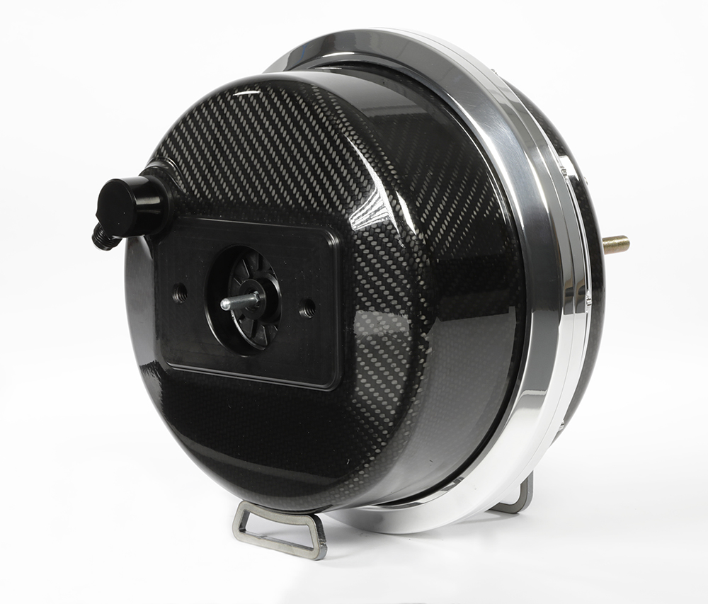 CB95-EXP-CUS Carbon Fiber Brake Booster with No Ring Finish & Exposed Hardware