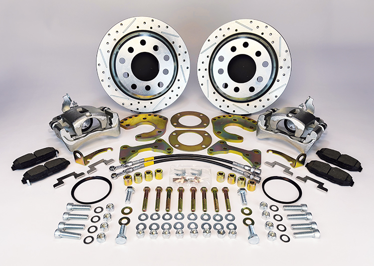 DB1799BRHP Rear Wheel HP Brake Kit without C-Clips for 1971-1976 Full Size GM Car