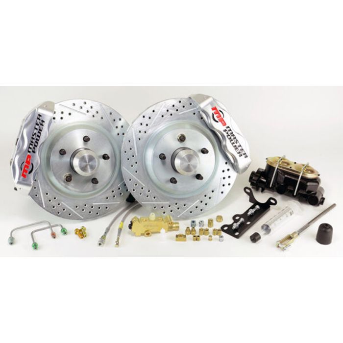 DB47420M Manual Brake Kit with Includes & Assembled On OE Stock Height Spindles for 1973-1977 GM A-Body, 1970-1981 GM F-Body