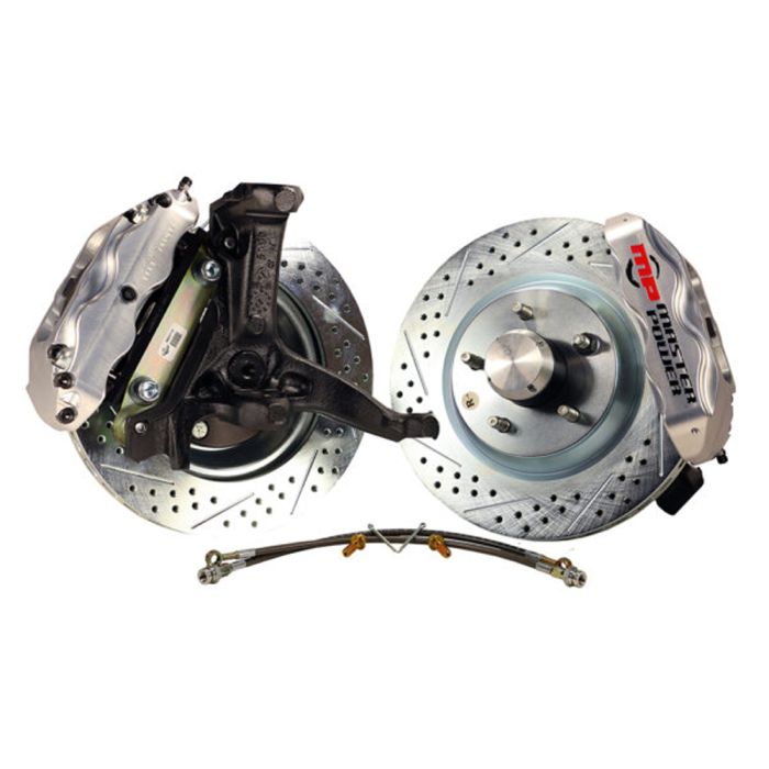DB4742B Front Wheel Kit with Includes & Assembled On OE Stock Height Spindles for 1973-1977 GM A-Body, 1970-1981 GM F-Body