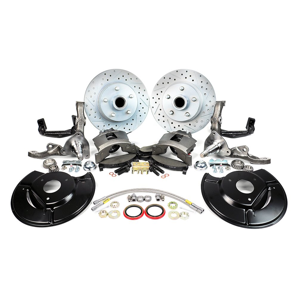 DB1511BHP 5 x 4.5 in. Bolt Circle Legend Series Front Disc Brake Kit for 1954-1956 Full Size Ford & Mercuryury