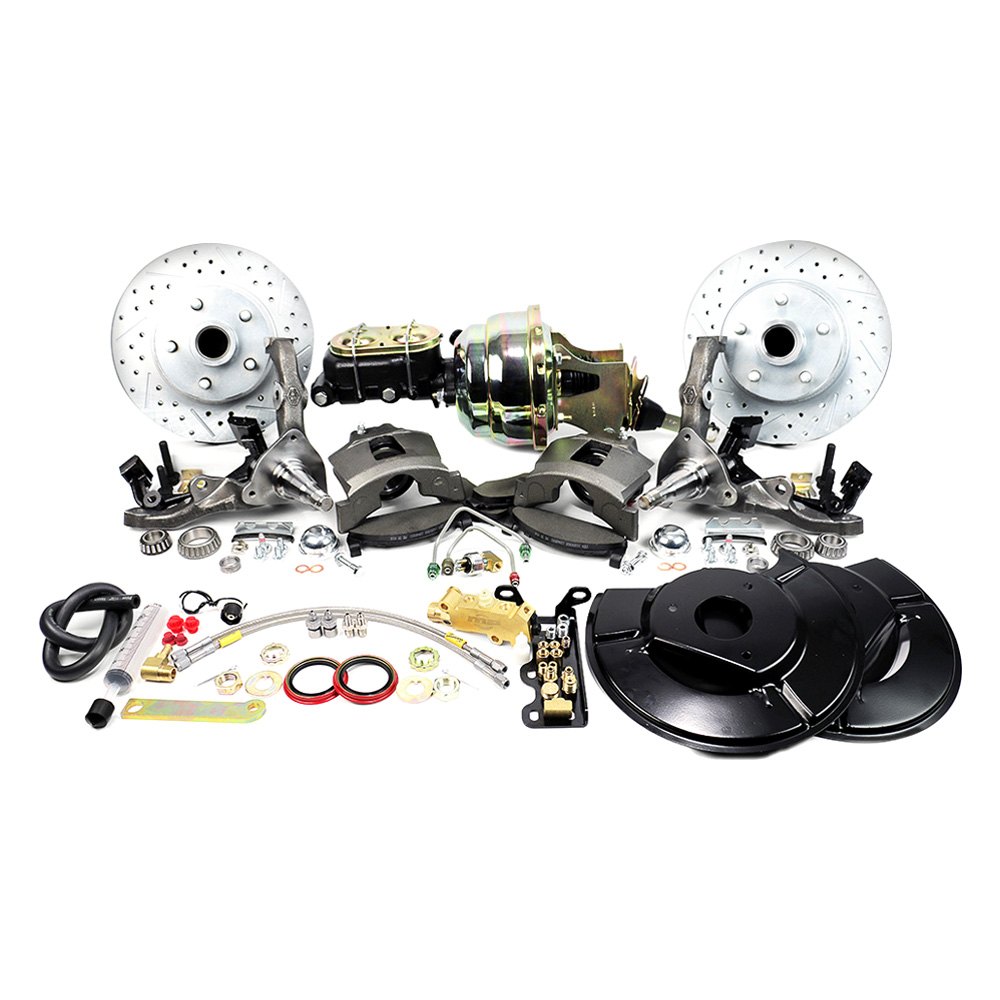 DB1511PHP 5 x 4.5 in. Bolt Circle Legend Series Front Disc Brake Kit for 1954-1956 Full Size Ford & Mercuryury