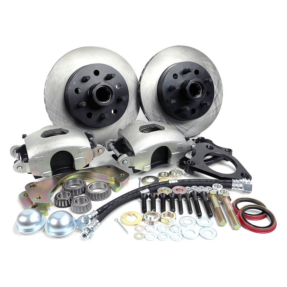DB1512B 5 x 4.5 & 5 x 4.75 in. Bolt Circle Legend Series V2.0 Front Disc Brake Kit for 1957-1969 Full Size Ford & Mercuryury