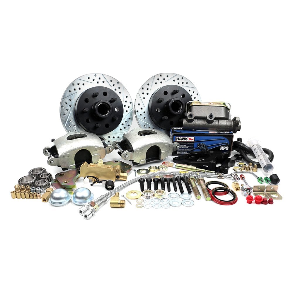 DB1512MHP 5 x 4.5 & 5 x 4.75 in. Bolt Circle Legend Series V2.0 Front Disc Brake Kit for 1957-1969 Full Size Ford & Mercuryury