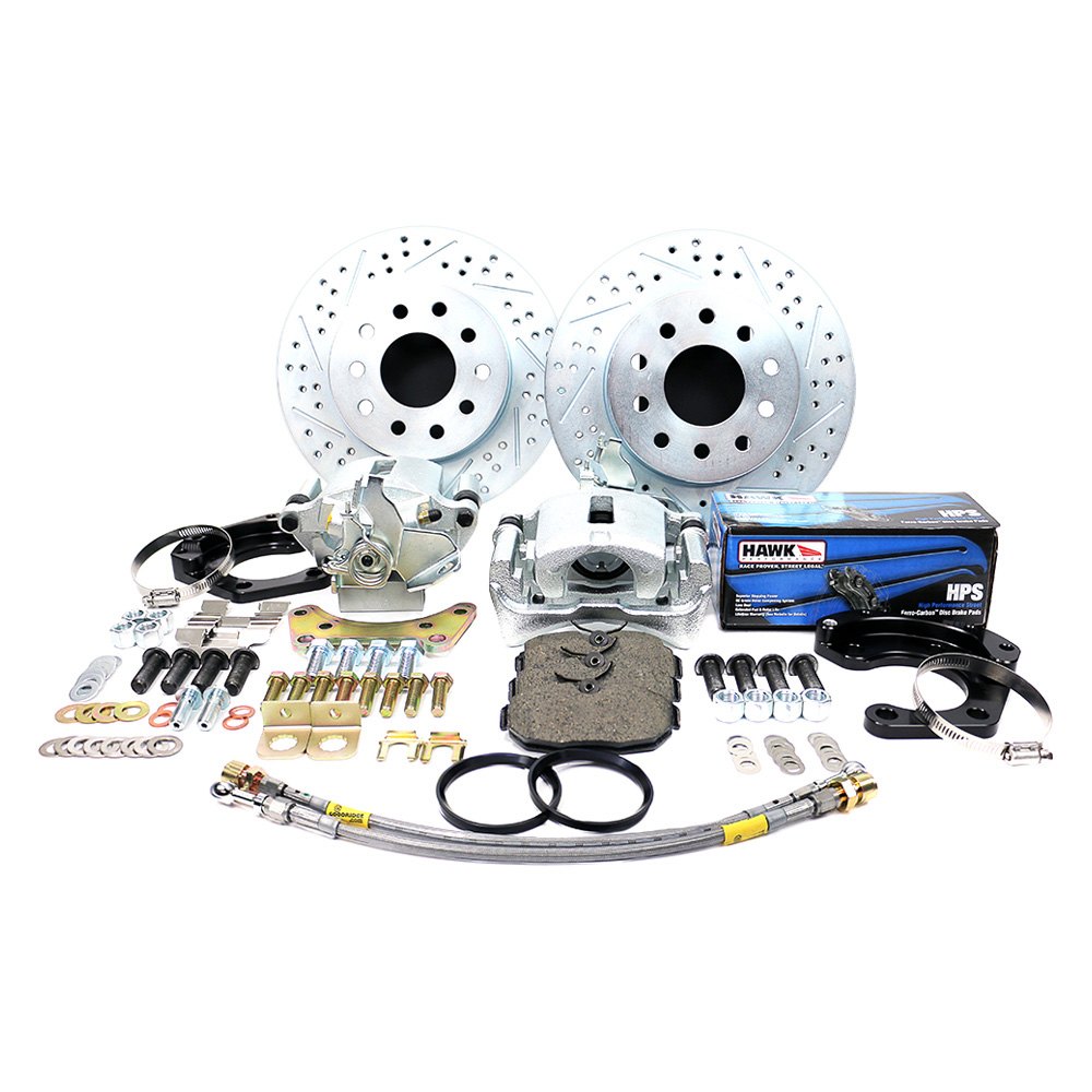 DB1516BRHP 9 in. Legend Serie Rear Disc Brake Conversion Kit for Ford & Large Bearing Flange
