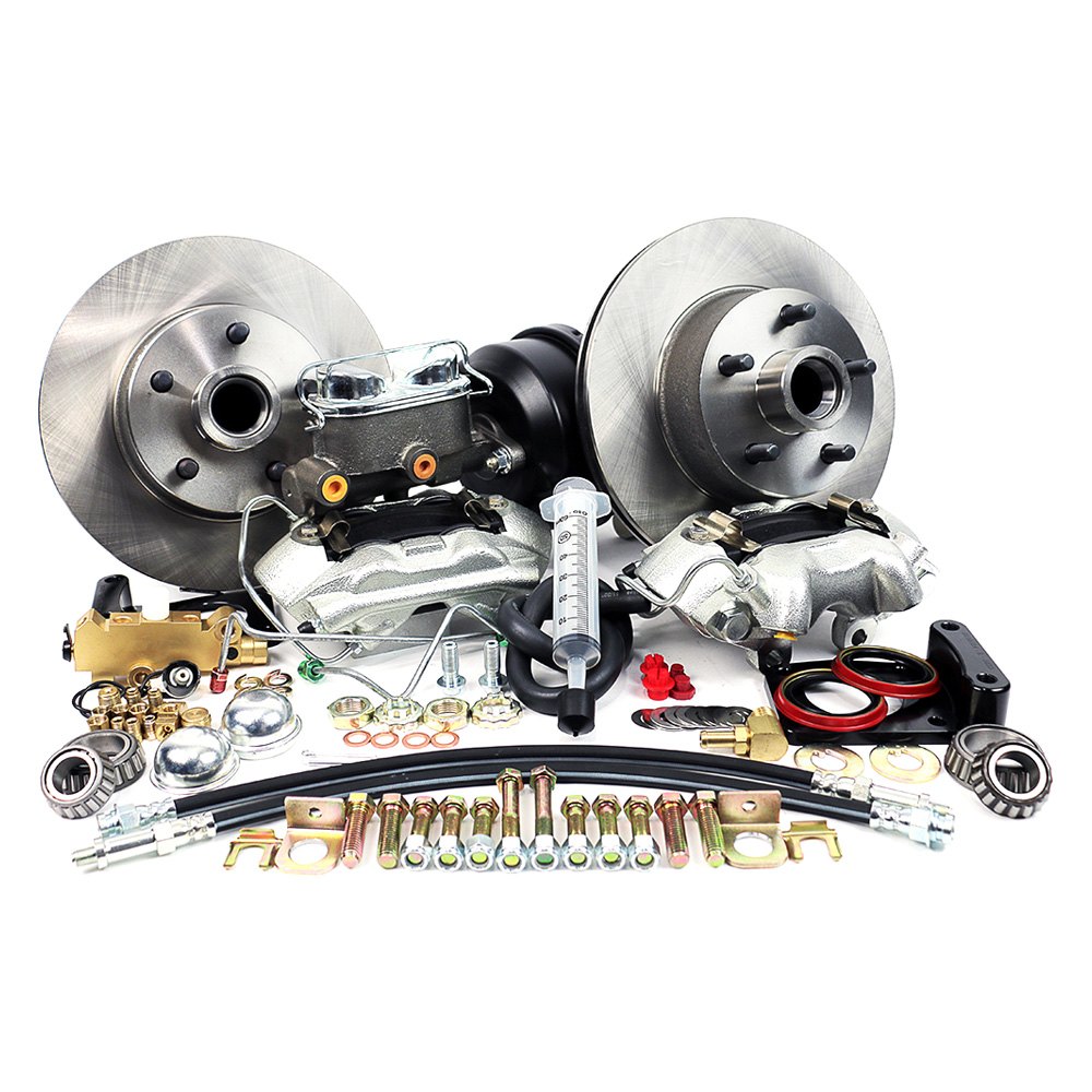 Legend Series Front Disc Brake Kit with Automatic or Manual Transmission, 7 in. Single Diaphragm for 1964-1966 Ford Mustang V8