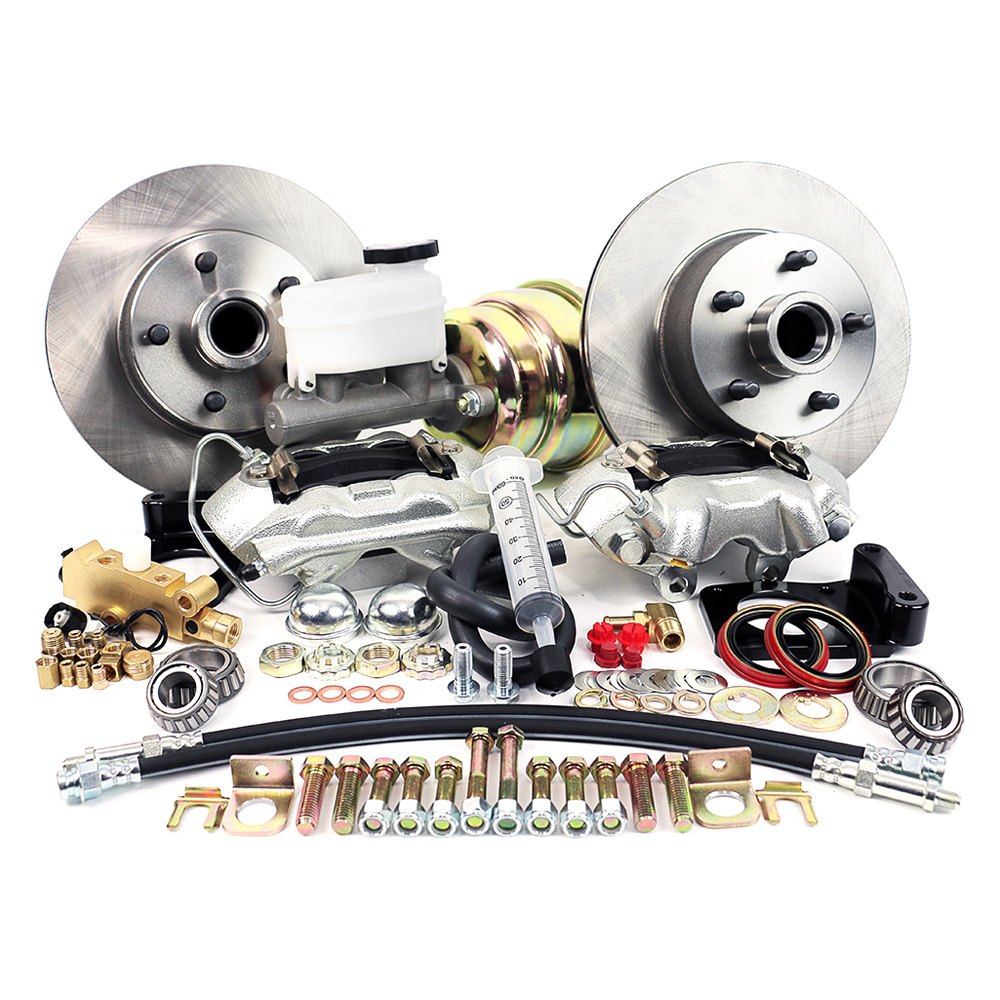 Legend Series Front Disc Brake Kit with Automatic Transmission, 7 in. Dual Diaphragm for 1964-1966 Ford Mustang V8