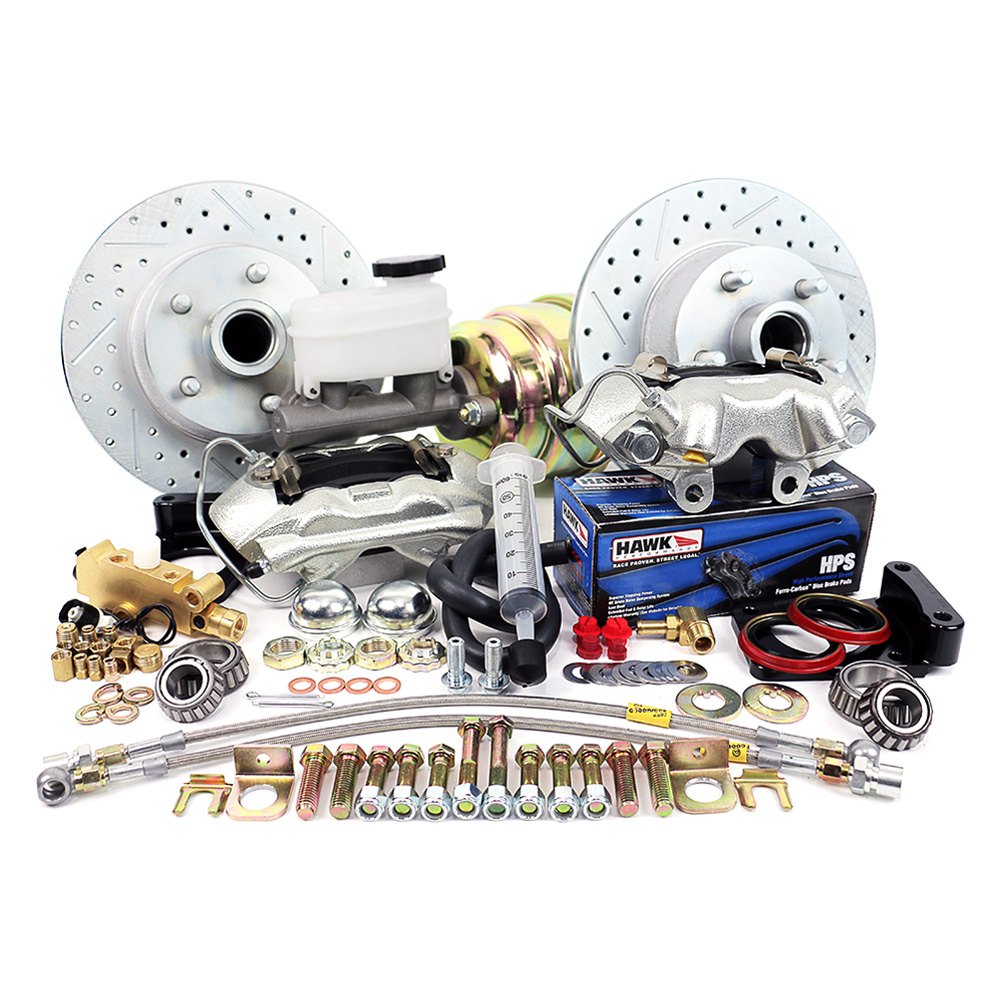 DB15213PHP Legend Series Front Disc Brake Kit with Automatic Transmission, 7 in. Dual Diaphragm for 1964-1966 Ford Mustang V8