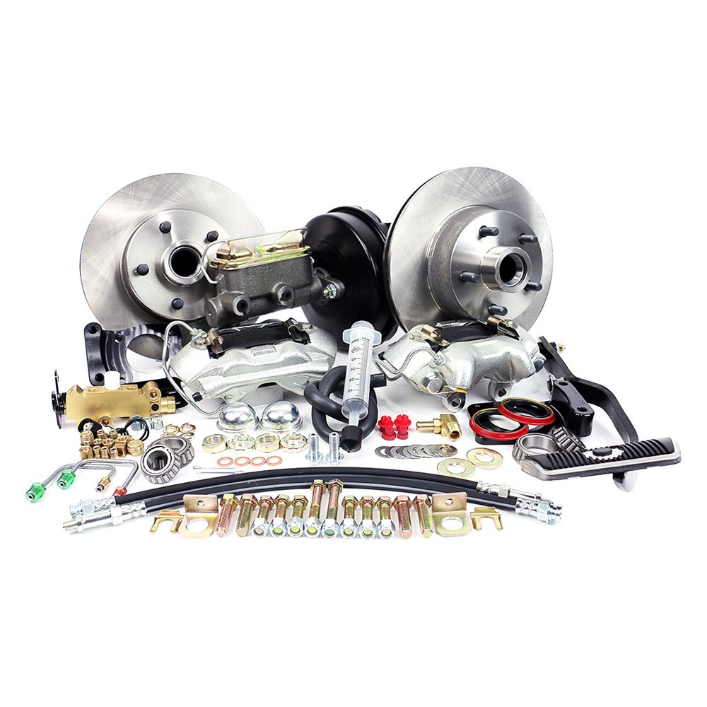 DB15222PA Legend Series Front Disc Brake Kit with Automatic Transmission, 9 in. Single Diaphragm for 1970 Mustang & Mercury Cougar