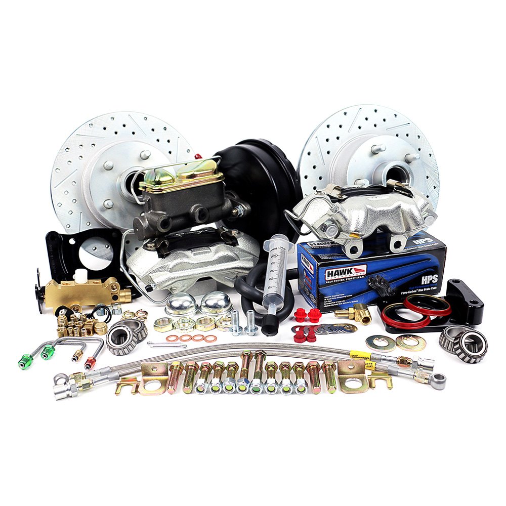 DB15224PHP Legend Series Front Disc Brake Kit with Automatic Transmission, 9 in. Single Diaphragm for 1971-1973 Mustang & Mercury Cougar