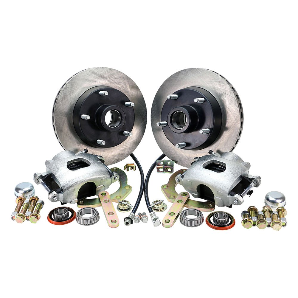 5 x 4.5 & 5 x 5.5 in. Bolt Circle Legend Series V2.0 Front Disc Brake Kit for 1968-1972 Ford F100 Pickup