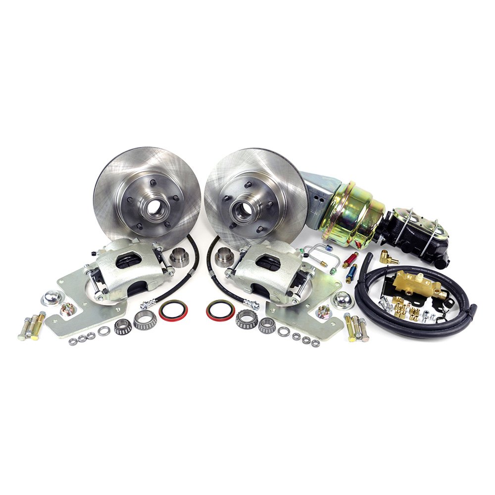 DB1753P 5 x 4.75 in. Bolt Circle Legend Series Front Disc Brake Kit for 1955-1959 Chevrolet 0.5 Ton 3100, GMC Apache