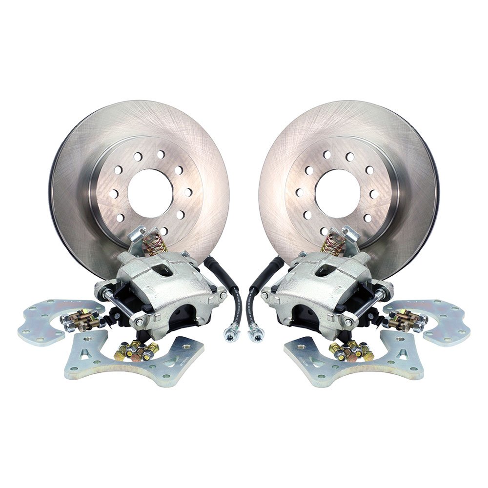 10 & 12 Bolt Legend Series Rear Disc Brake Kit with C-Clip & Staggered Shocks for 1968-1974 GM F & X-Body