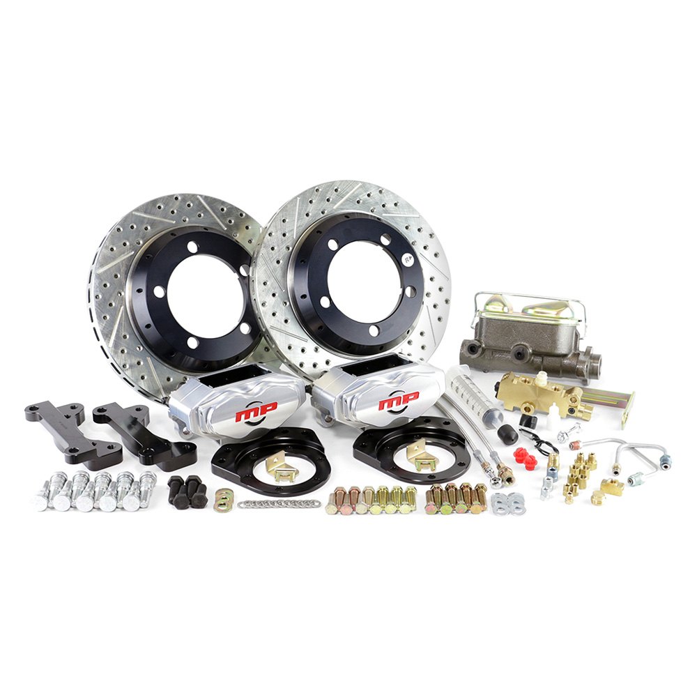 Rallye Series Front Disc Brake Kit with OE Drum Brakes for 1966-1975 Ford Bronco