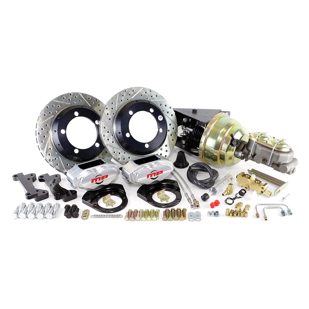 DB2570P Rallye Series Front Disc Brake Kit with OE Drum Brakes for 1966-1975 Ford Bronco