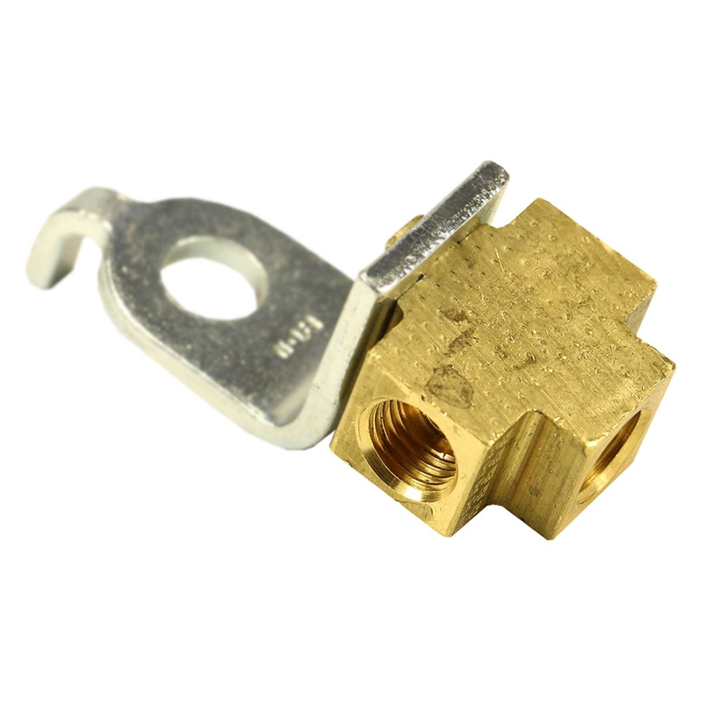 Rear Axle T-Fitting with Chrome Bracket