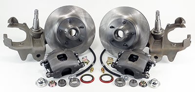DB1754PDA Legend Series Front Disc Brake Kit for 1960-1962 Chevrolet & GMC 0.5 Ton Pickup - 5 Lug 2wd