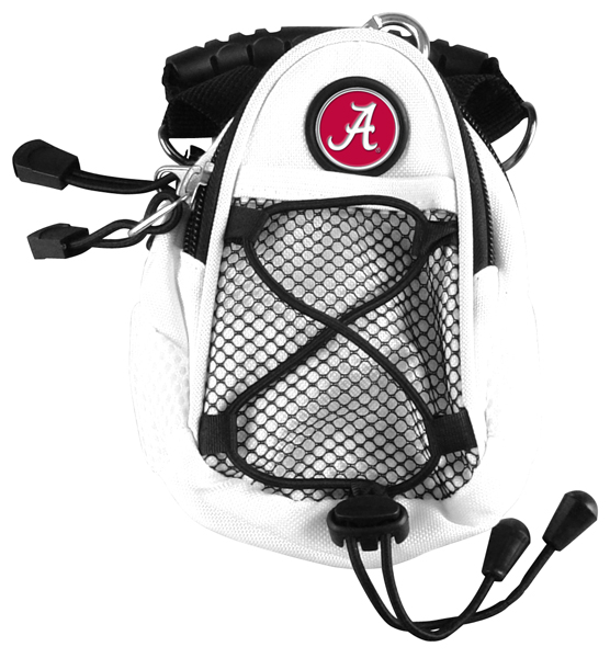 Picture of LinksWalker LW-CO3-ACT-MDPW Alabama Crimson Tide-Mini Day Pack&#44; White