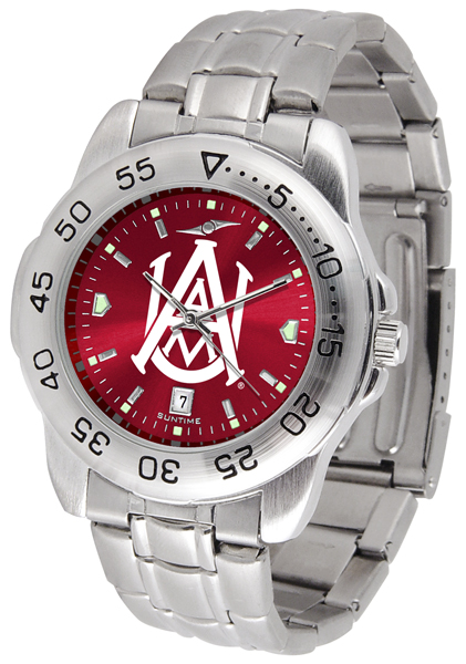 Picture of Suntime ST-CO3-AAM-SPORTM-A Alabama A&M Bulldogs-Sport Steel AnoChrome Watch