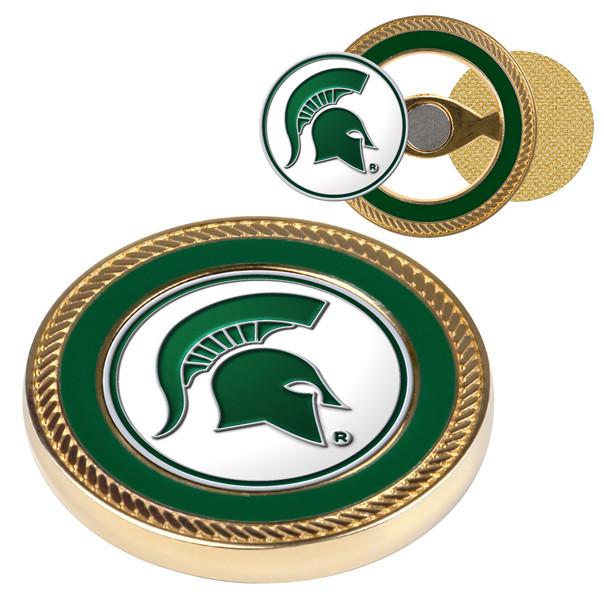 Picture of LinksWalker LW-CO3-MSS-FLIPC Michigan State Spartans-Flip Coin