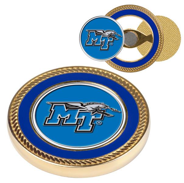 Picture of LinksWalker LW-CO3-MTR-FLIPC Middle Tennessee State Blue Raiders-Flip Coin