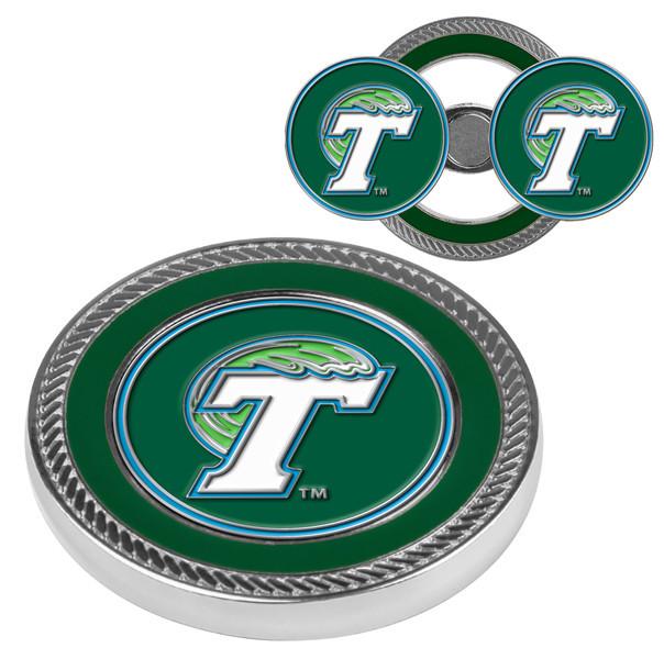 Picture of LinksWalker LW-CO3-TGW-FLIPC Tulane University Green Wave-Flip Coin