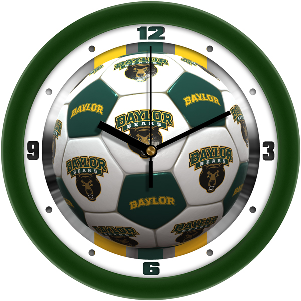 Picture of Suntime ST-CO3-BAB-SCWCLOCK Baylor Bears Soccer Wall Clock