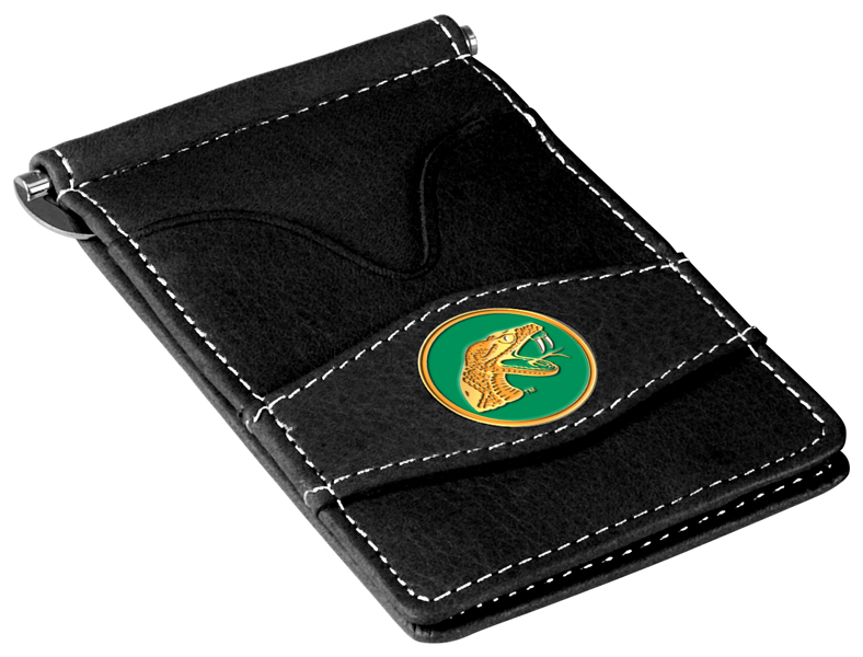 Picture of LinksWalker LW-CO3-FAR-PWALLET-BLK Florida A&M Rattlers-Players Wallet&#44; Black