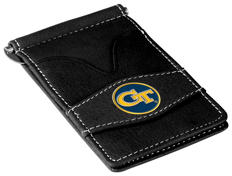 Picture of LinksWalker LW-CO3-GTY-PWALLET-BLK Georgia Tech Yellow Jackets-Players Wallet&#44; Black