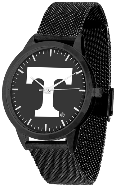 Picture of Suntime ST-CO3-TNV-STATEM-BB Tennessee Volunteers Black Band & Dial Mesh Statement Watch