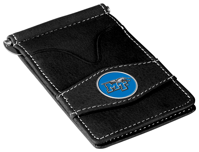 Picture of LinksWalker LW-CO3-MTR-PWALLET-BLK Middle Tennessee State Blue Raiders-Players Wallet&#44; Black