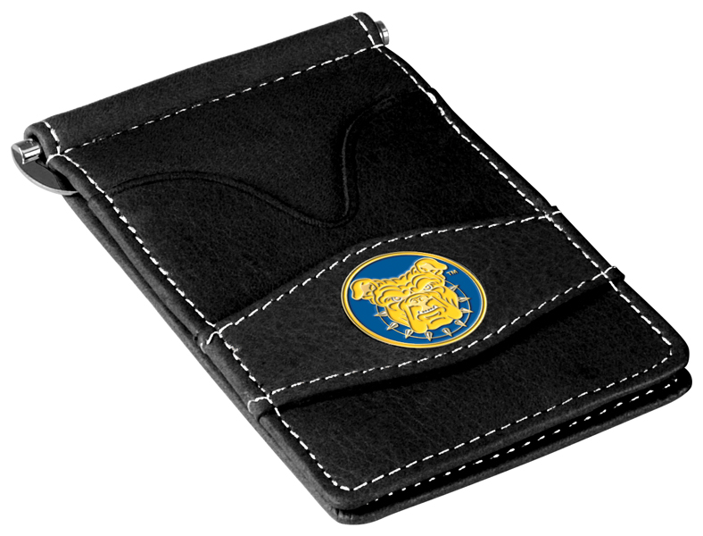 Picture of LinksWalker LW-CO3-NCA-PWALLET-BLK North Carolina A&T Aggies-Players Wallet&#44; Black