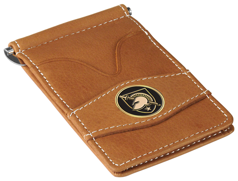 Picture of LinksWalker LW-CO3-ABK-PWALLET-TAN Army Black Knights-Players Wallet&#44; Tan