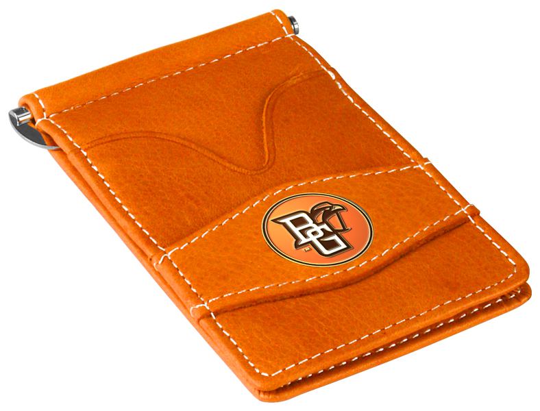 Picture of LinksWalker LW-CO3-BGS-PWALLET-ORG Bowling Green Falcons-Players Wallet&#44; Orange