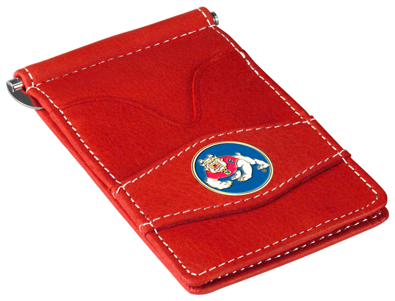 Picture of LinksWalker LW-CO3-FSB-PWALLET-RED Fresno State Bulldogs-Players Wallet&#44; Red