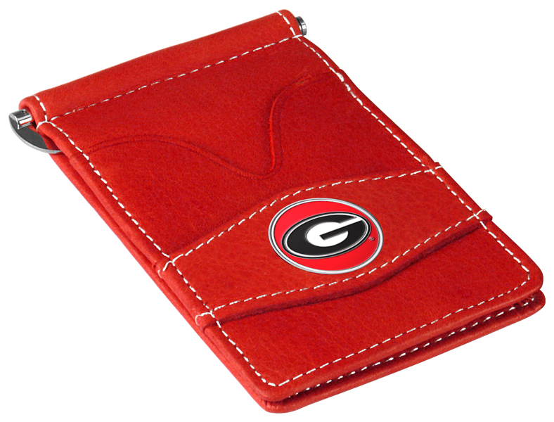 Picture of LinksWalker LW-CO3-GAB-PWALLET-RED Georgia Bulldogs-Players Wallet&#44; Red