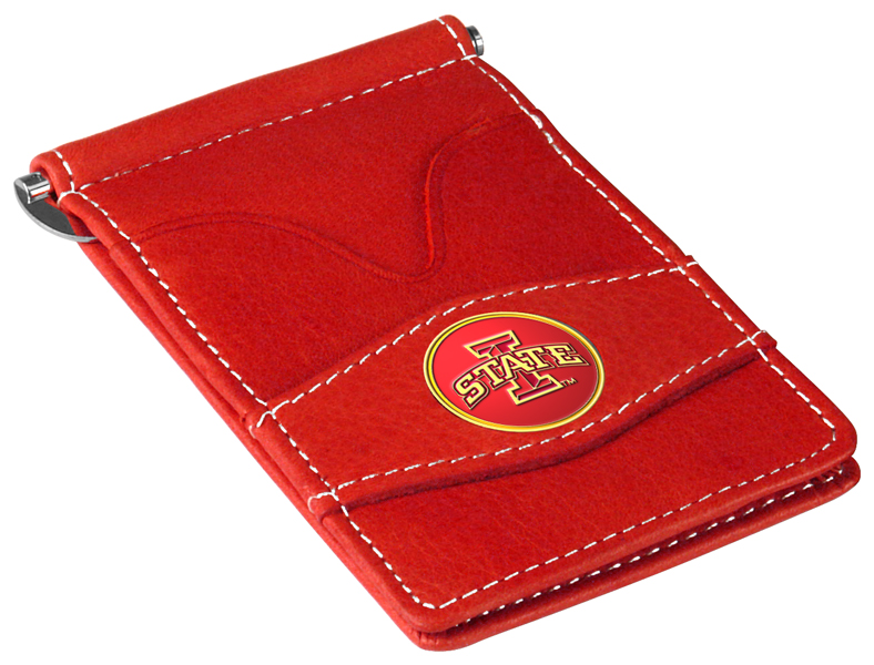 Picture of LinksWalker LW-CO3-ISC-PWALLET-RED Iowa State Cyclones-Players Wallet&#44; Red