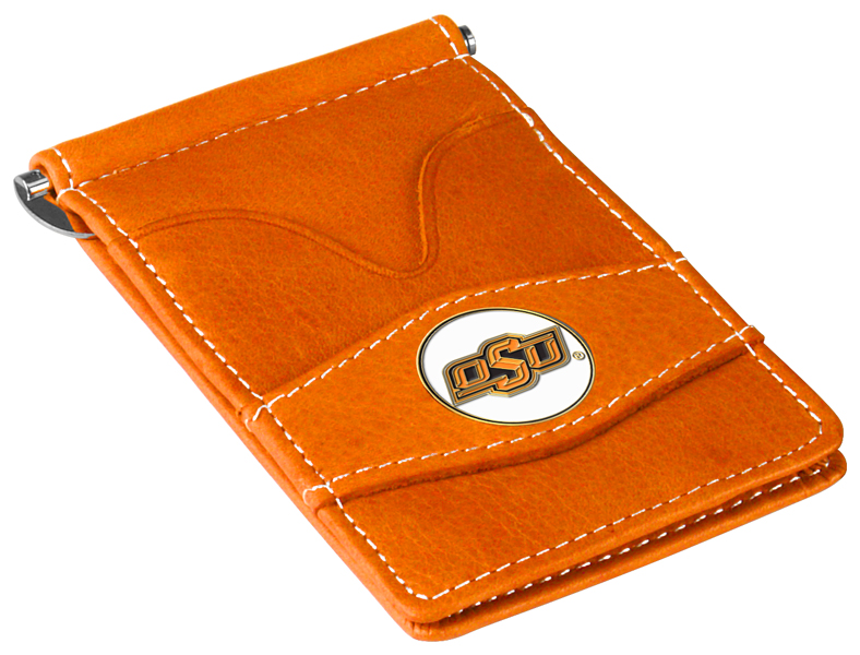 Picture of LinksWalker LW-CO3-OSC-PWALLET-ORG Oklahoma State Cowboys-Players Wallet&#44; Orange