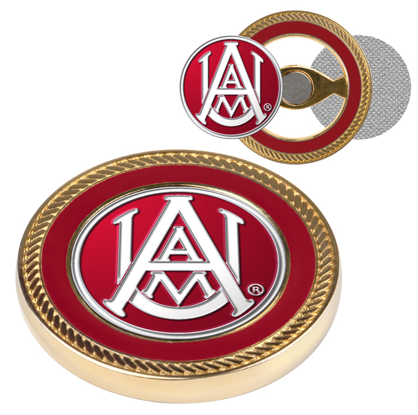 Picture of LinksWalker LW-CO3-AAM-CCBM Alabama A&M Bulldogs-Challenge Coin & 2 Ball Markers
