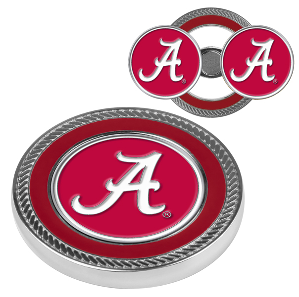 Picture of LinksWalker LW-CO3-ACT-CCBM Alabama Crimson Tide-Challenge Coin & 2 Ball Markers