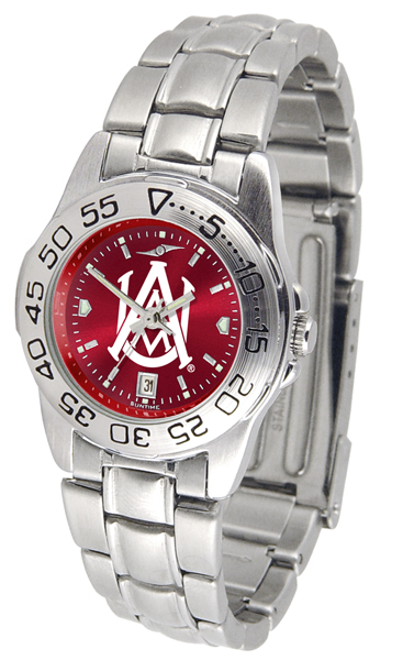 Picture of Suntime ST-CO3-AAM-SPORTLM-A Alabama A&M Bulldogs-Ladies Sport Steel AnoChrome Watch