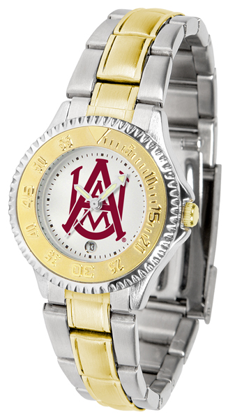 Picture of Suntime ST-CO3-AAM-COMPLMG Alabama A&M Bulldogs-Competitor Ladies Two-Tone Watch